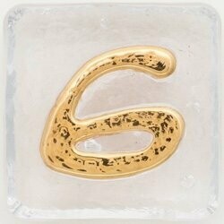 2.5" Number 6 - Gold