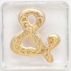 2.5" Ampersand (&) - Gold