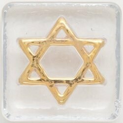 2.5" Star of David - Gold