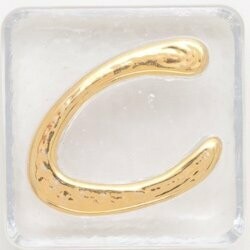 2.5" Letter C - Gold