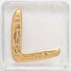 2.5" Letter L - Gold