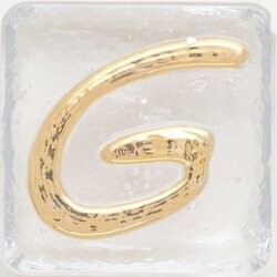 2.5" Letter G - Gold