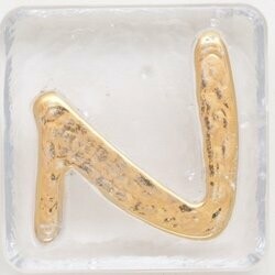 2.5" Letter N- Gold