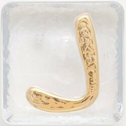 2.5" Letter J - Gold