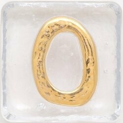 2.5" Letter O- Gold
