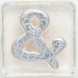 2.5" Ampersand (&) - Platinum