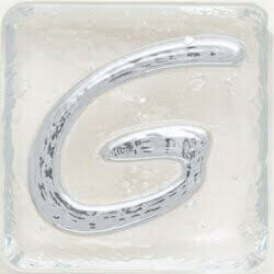 2.5" Letter G - Platinum