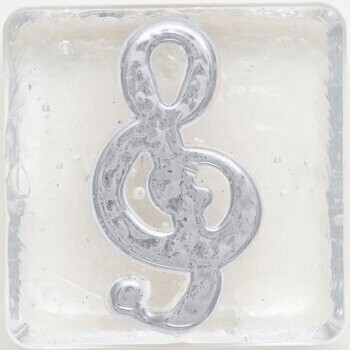 3" G Clef - Platinum