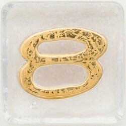 2.5" Number 8 - Gold