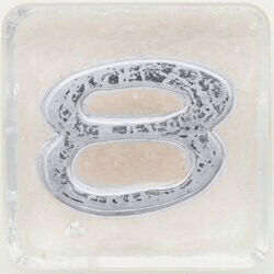 2.5" Number 8 - Platinum