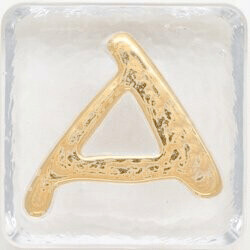 2.5" Letter A - Gold