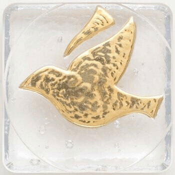 3" Dove - Gold
