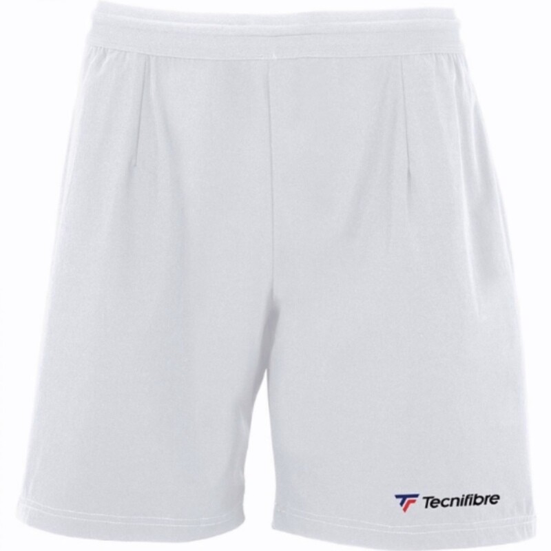 Tennishose, Tecnifibre Stretch Short, weiss