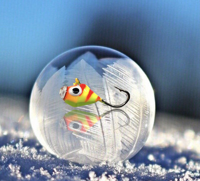 Tungsten Ice Jig Yellow Tiger 