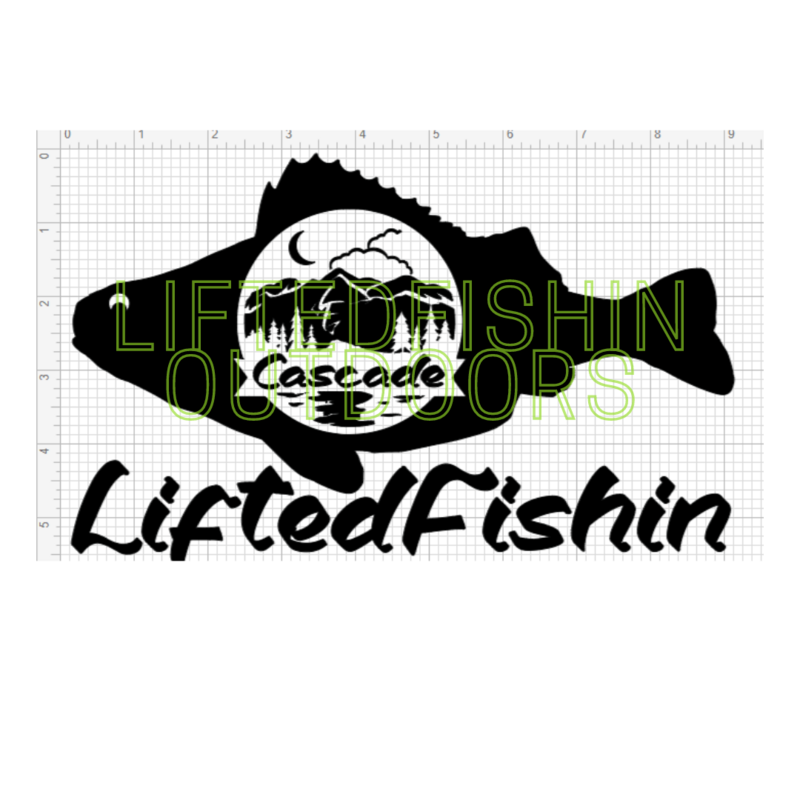 LiftedFishin Cascade Edition Perch Hoodie