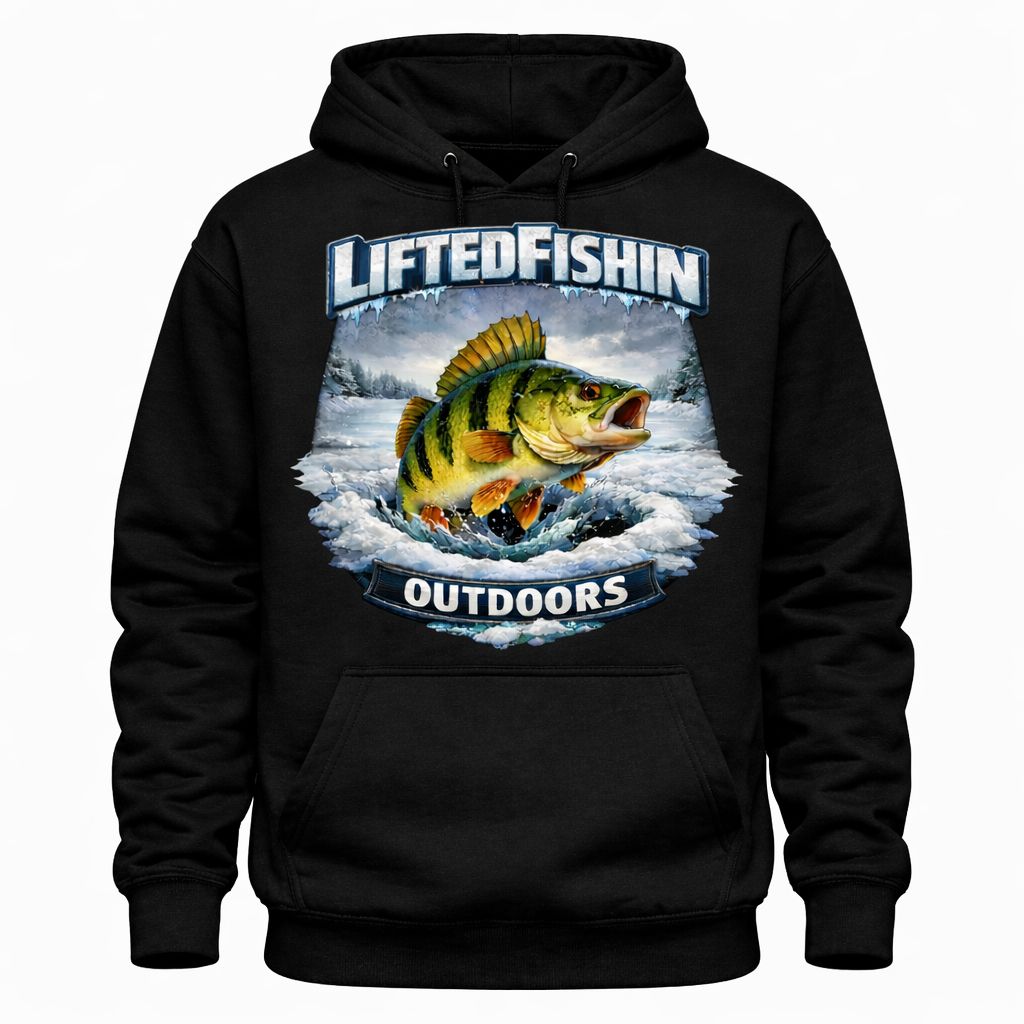 LiftedFishin Limited Edition Ice Perch Hoodie