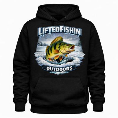 LiftedFishin Limited Edition Ice Perch Hoodie