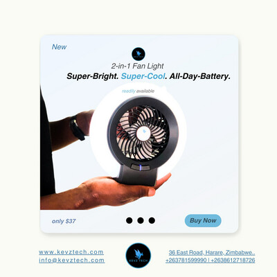 Smart 2-in-1 Fan Light - Kevz Tech