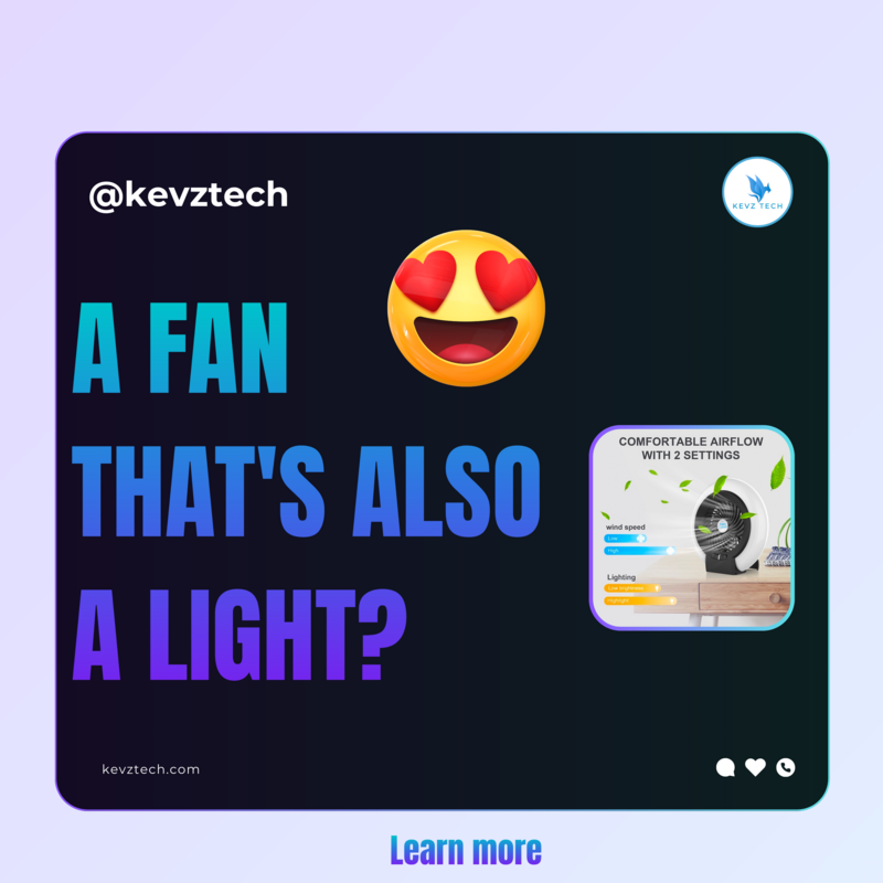 How About A Fan that's Also a Light?