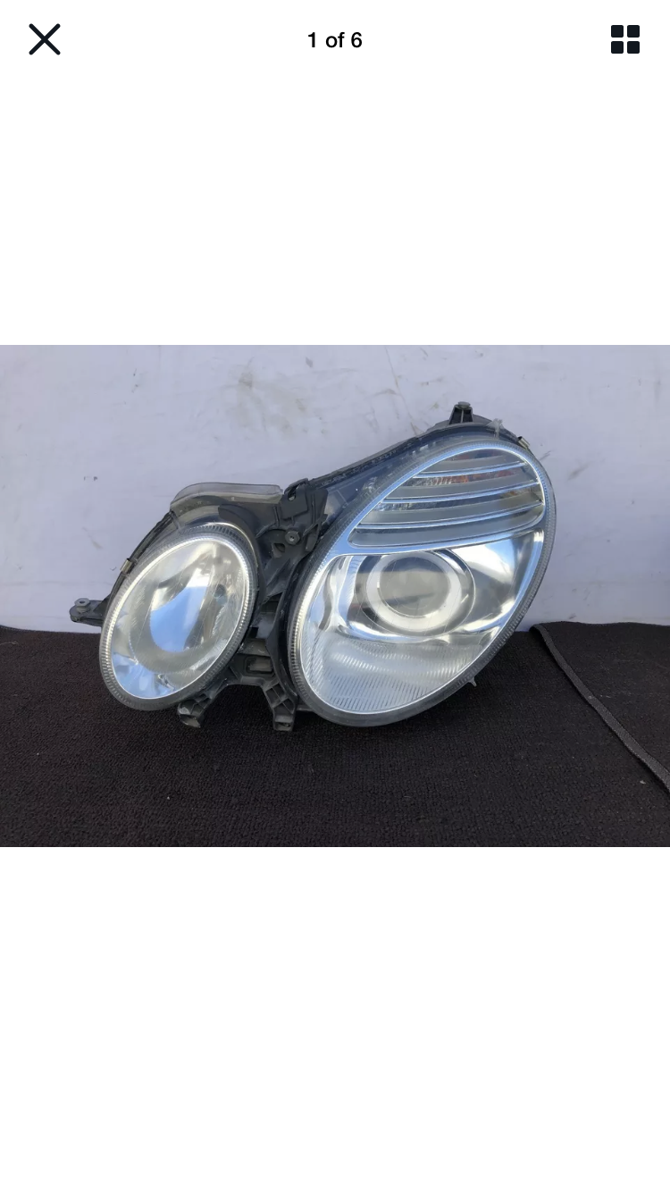 Mercedes w211 Front headlight