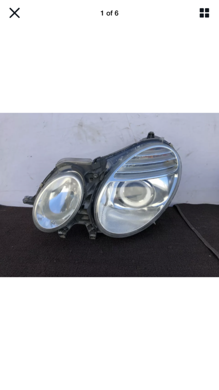Mercedes w211 Front headlight