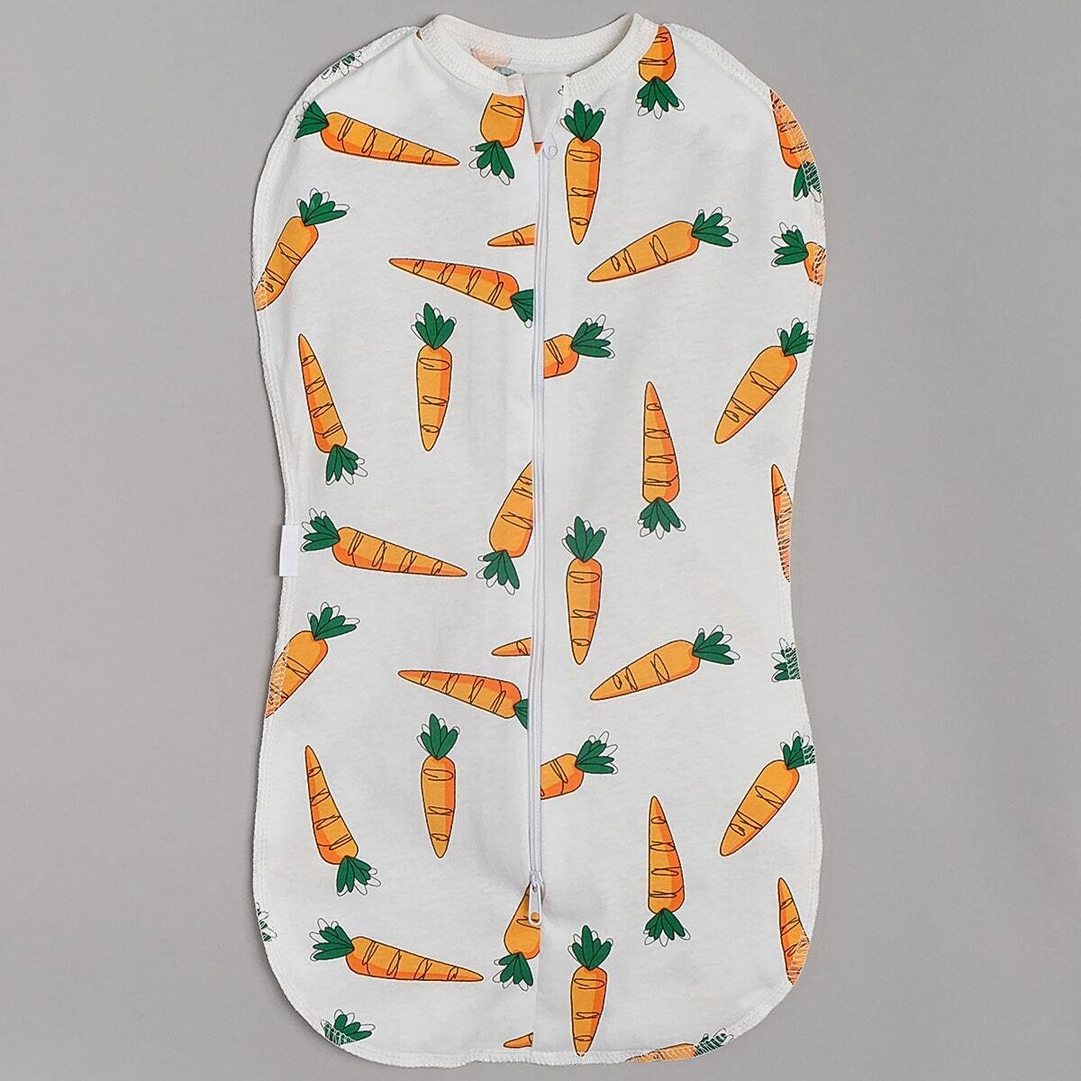 Спальный мешок-кокон, двойная молния, морковка