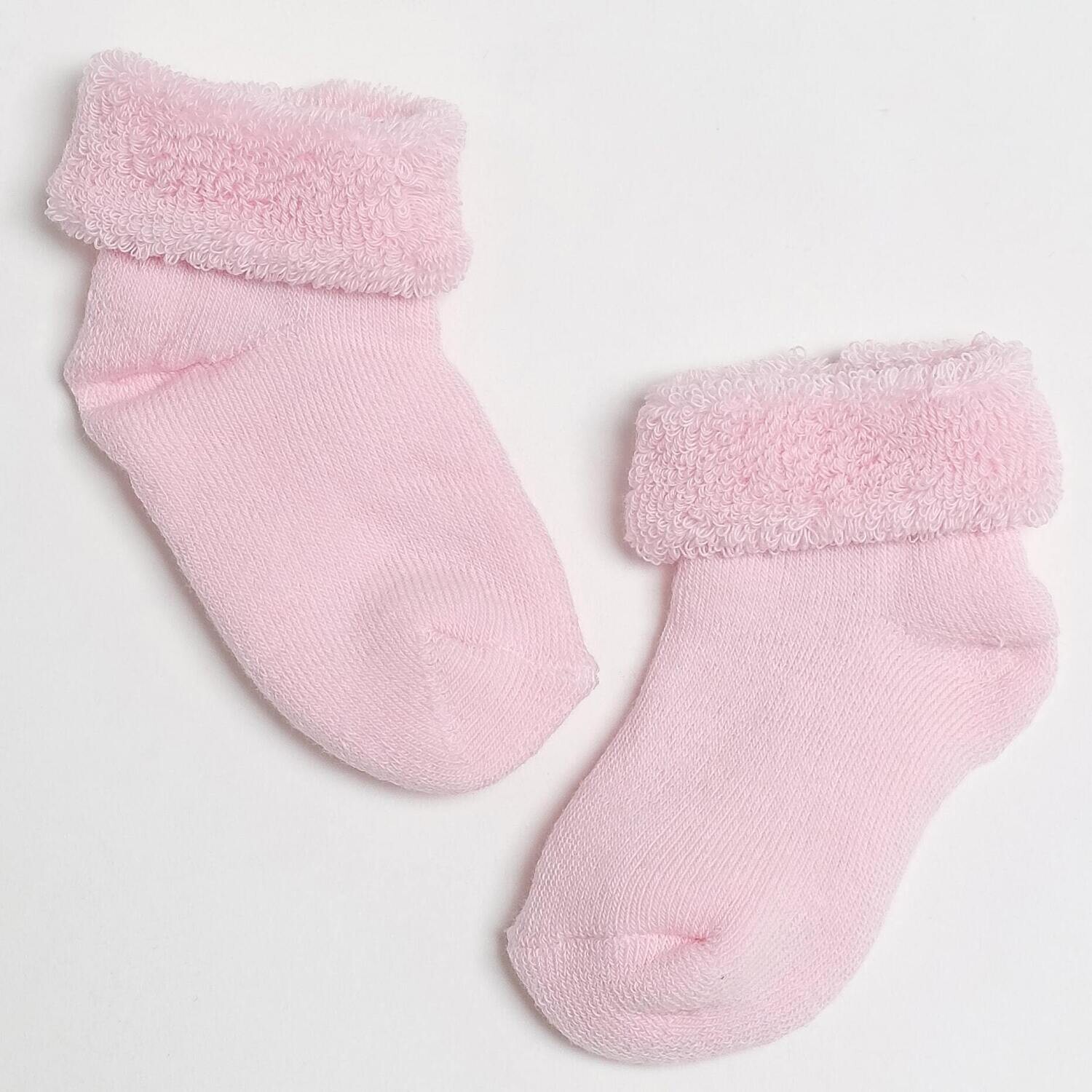 Носки для новорожденного, розовый
