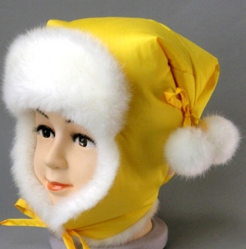 Зимняя шапочка МЯУ-Д, желтый