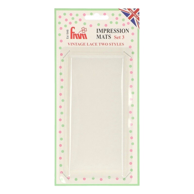 textuurmat vitage kantmotief