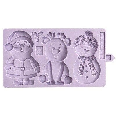 Drukmal kerstfiguurtjes Drukmal kerstfiguurtjes