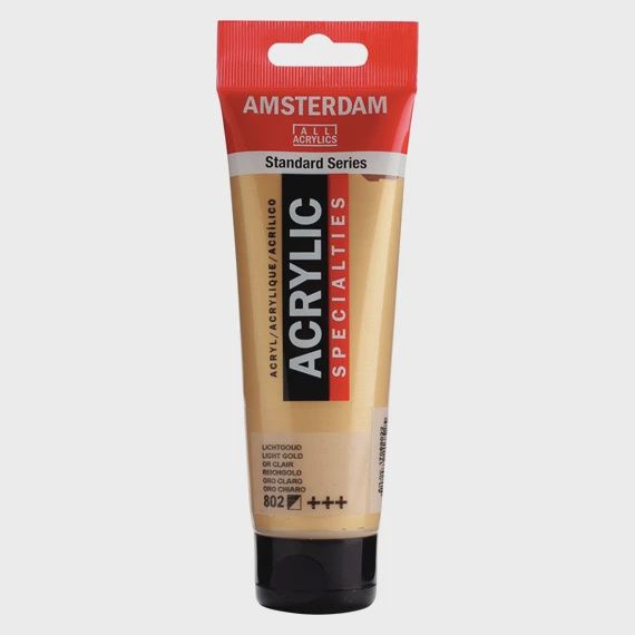 Standard Series acrylverf tube 120 ml Lichtgoud 802
