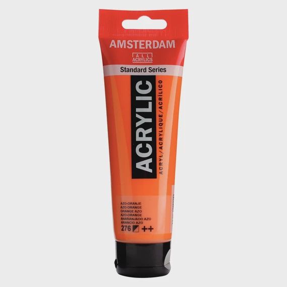Standard Series acrylverf tube 120 ml Azo-Oranje 276 Standard Series acrylverf tube 120 ml Azo-Oranje 276