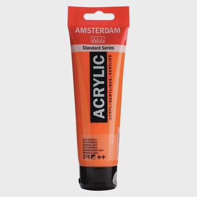 Standard Series acrylverf tube 120 ml Azo-Oranje 276 Standard Series acrylverf tube 120 ml Azo-Oranje 276