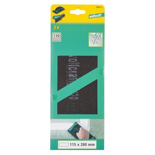 Wolfcraft schuurgaas 115 x 280 mm
