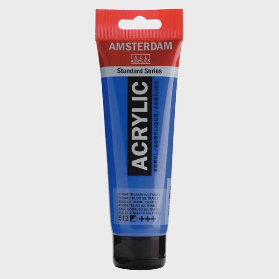 Standard Series acrylverf tube 120 ml Kobaltblauw (Ultramarijn) 512