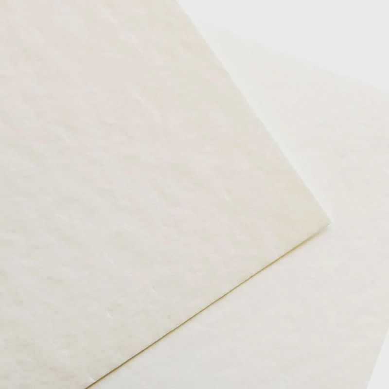 set van 5 aquarelpapier textuur off white