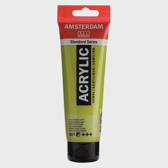 Standard Series acrylverf tube 120 ml Olijfgroen Licht 621