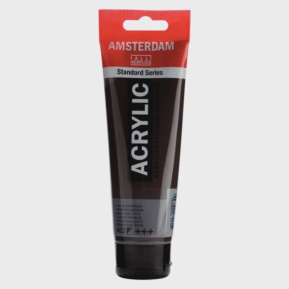 Standard Series acrylverf tube 120 ml Van Dijckbruin 403