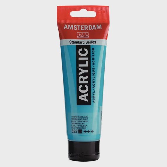 Standard Series acrylverf tube 120 ml Turkooisblauw 522