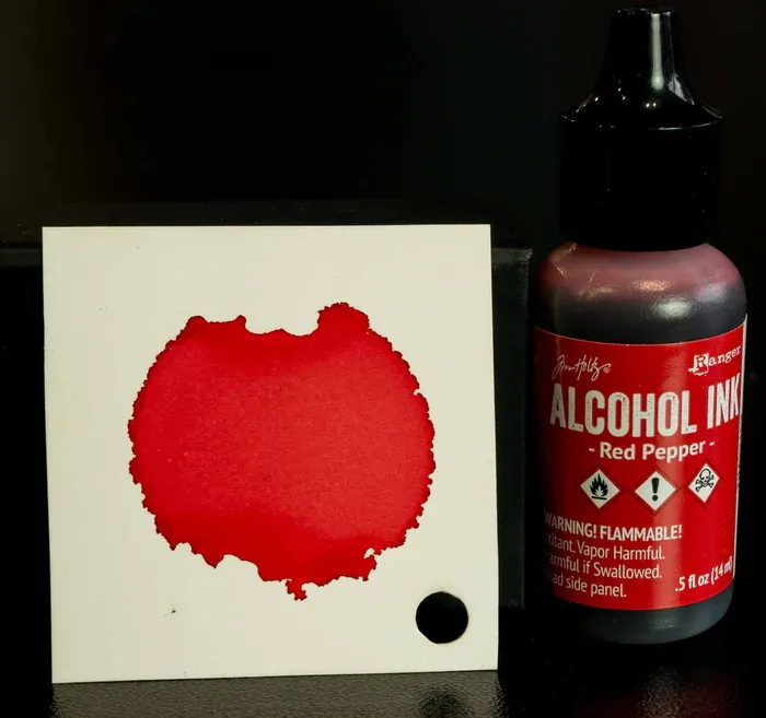 Alcoholinkt red pepper