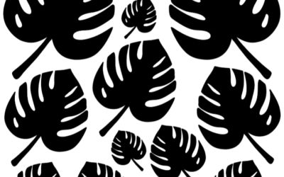 sticker Monstera