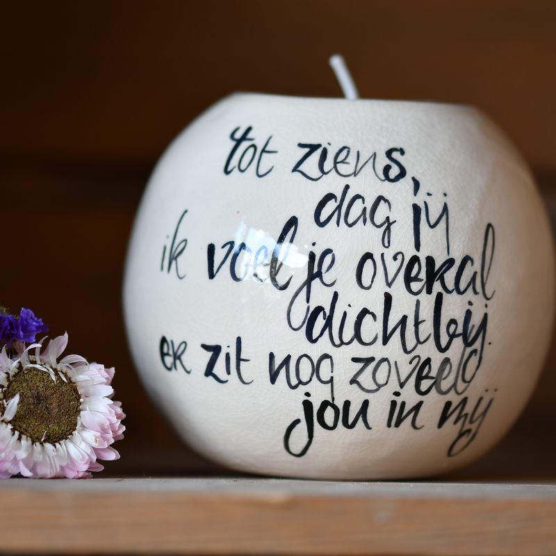 Urn Mayflower: Tot ziens...