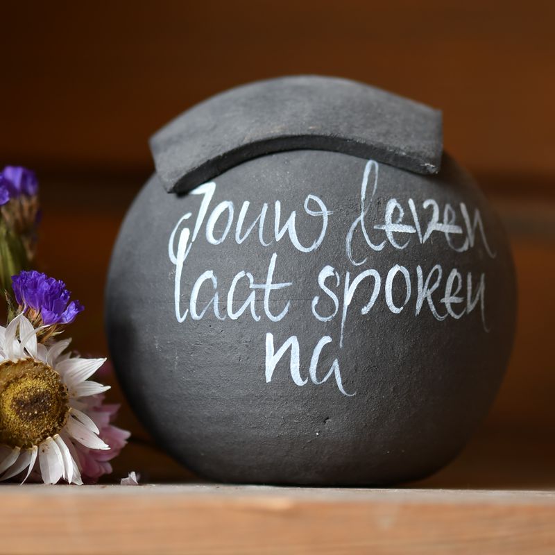 Urn iris: Jouw leven...