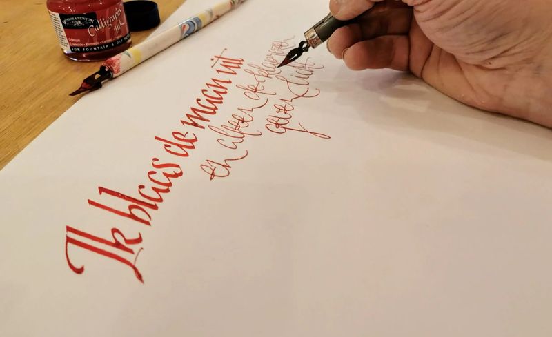 Kant en klaar pakket cursus kalligrafie