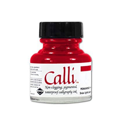 Calli Kalligrafische inkt Scarlet 29,5 ml