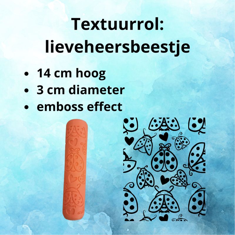 Textuurrol: lieveheersbeestje