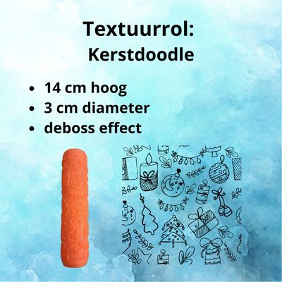 Textuurrol: Kerstdoodle Textuurrol: Kerstdoodle