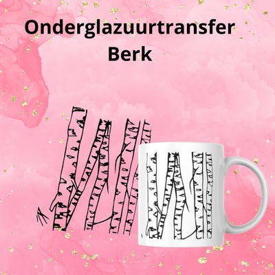 Onderglazuurtransfer A4: Berk