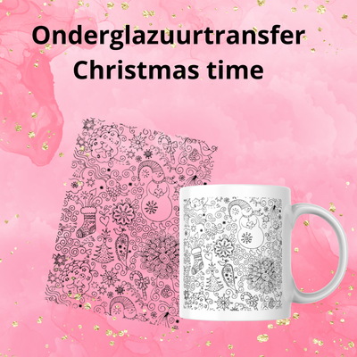 Onderglazuurtransfer A4: Christmastime