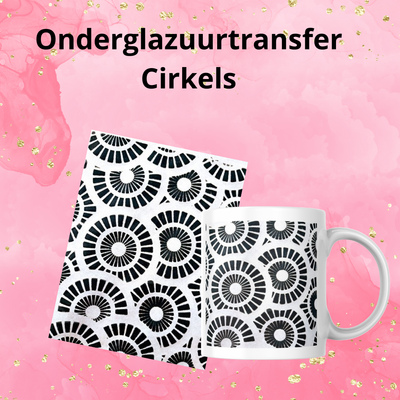 Onderglazuurtransfer A4: Cirkel